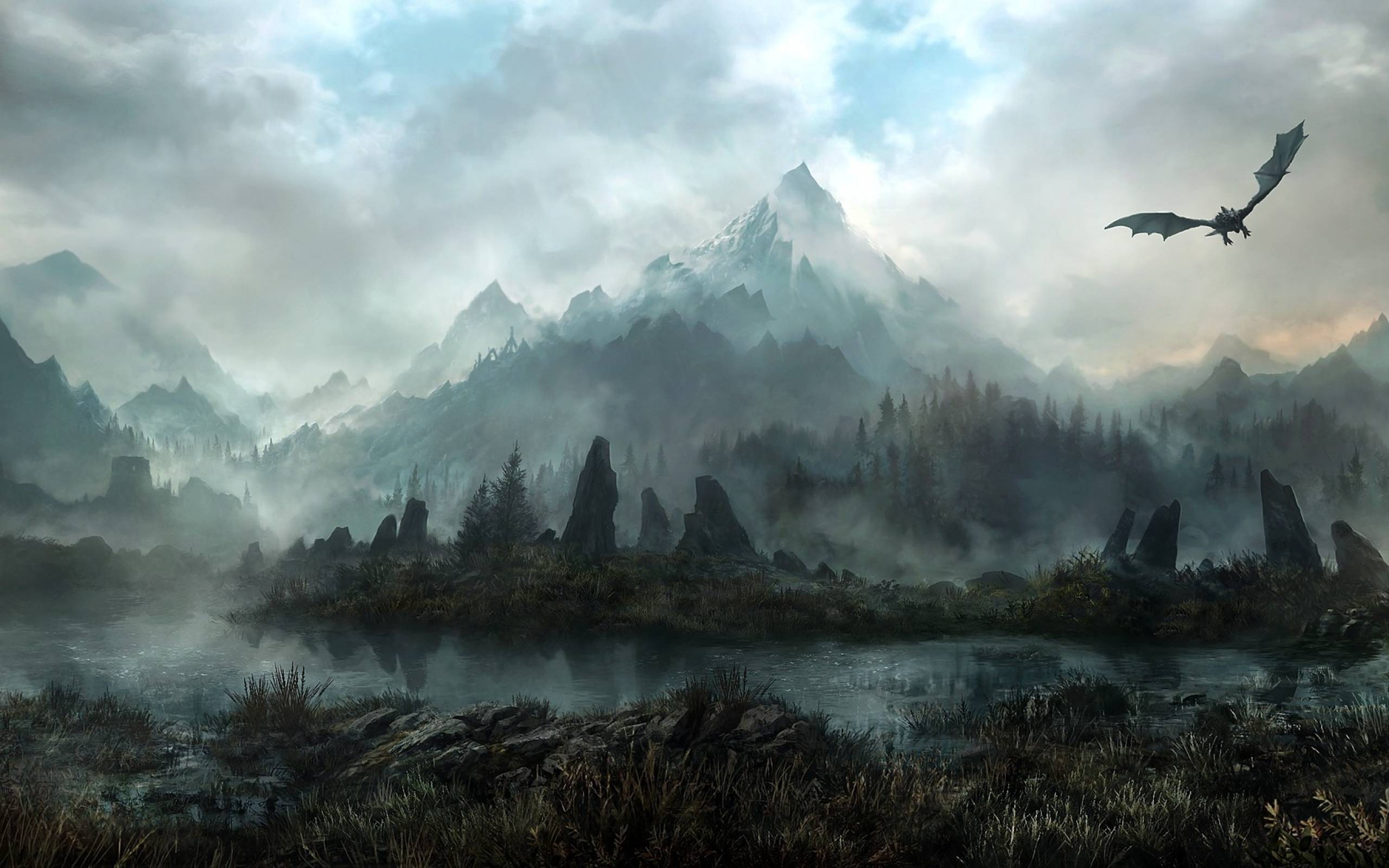 Skyrim Wallpaper Hd Background Image Fhd