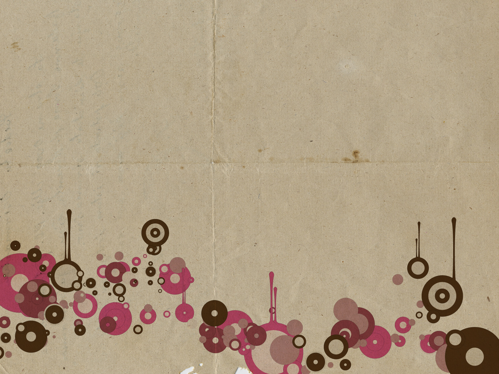 You Can Paper Vintage Circles Ppt Background Background