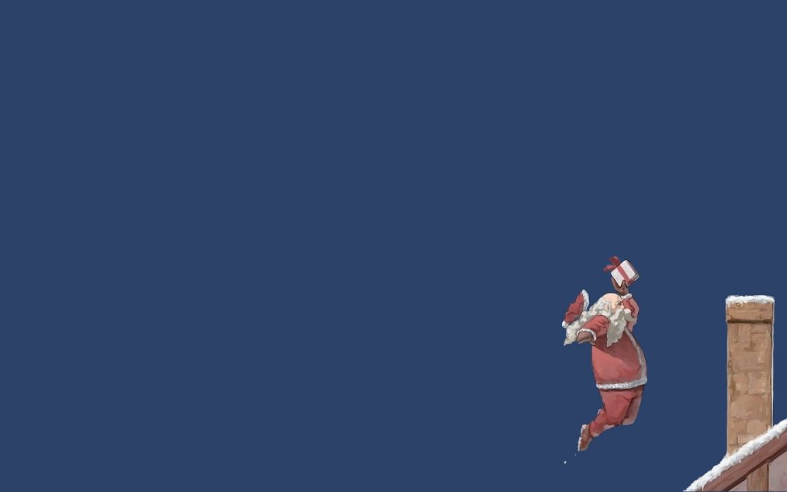 Funny Christmas Santa Claus Basketball Wallpaper