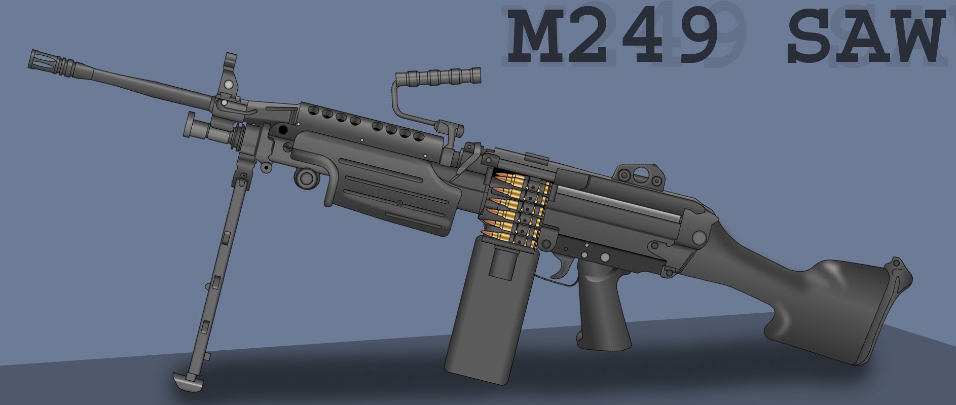 M249 SAW by Sacknassos