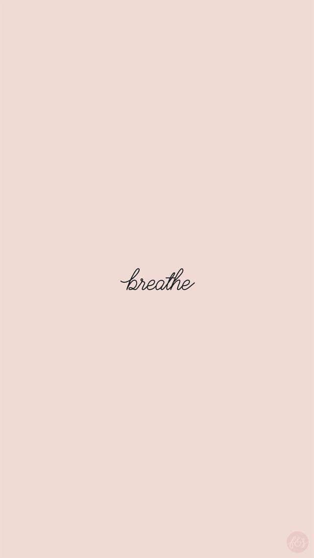 wallpaper quotes quote breathe wallpapers pink summer