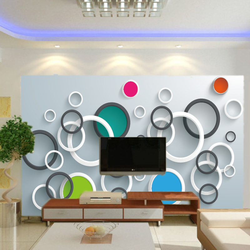 Mural Tv 3d wallpaper personalized wallpaper three dimensional