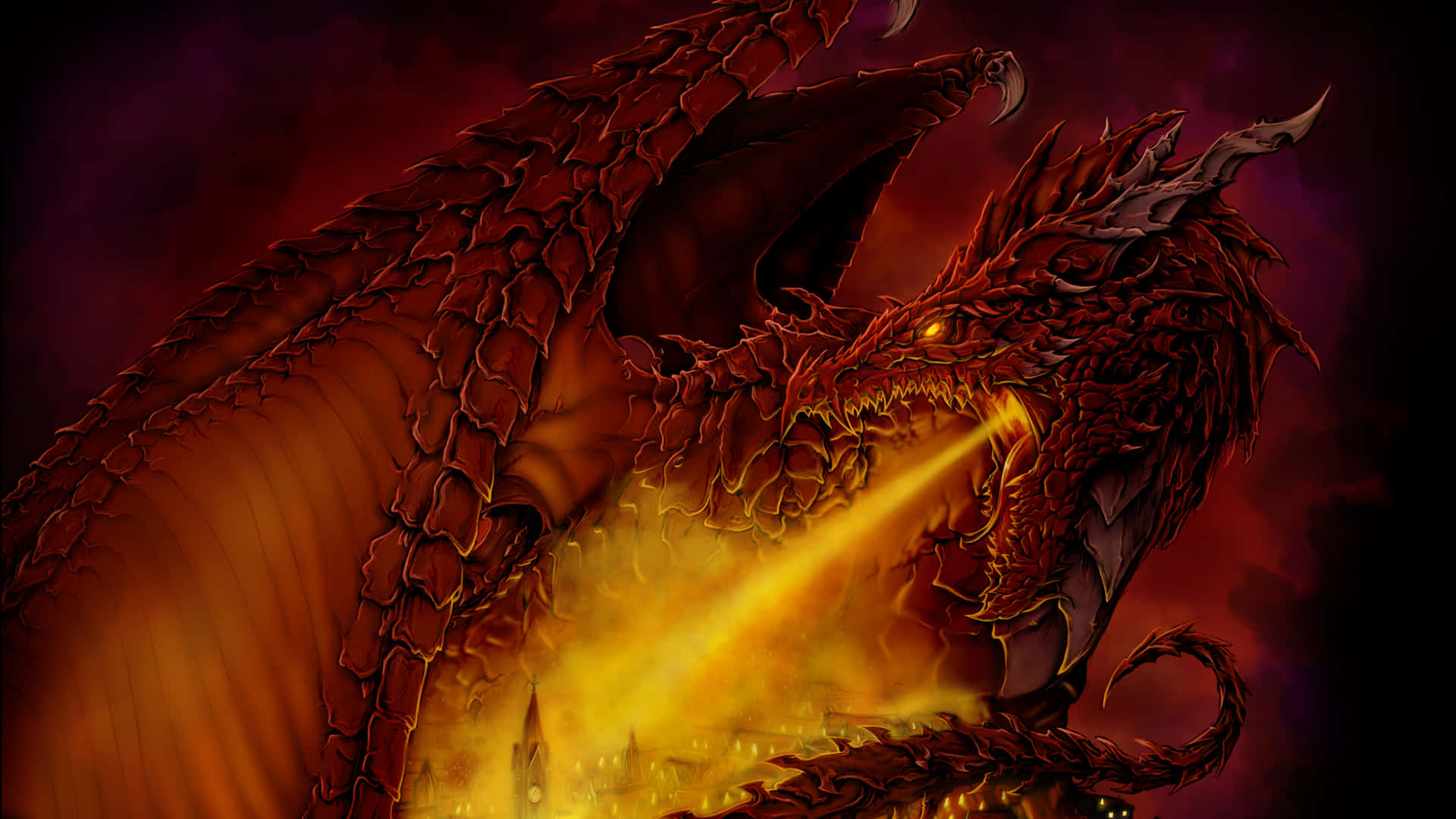 Epic Dragon 4k Wallpaper