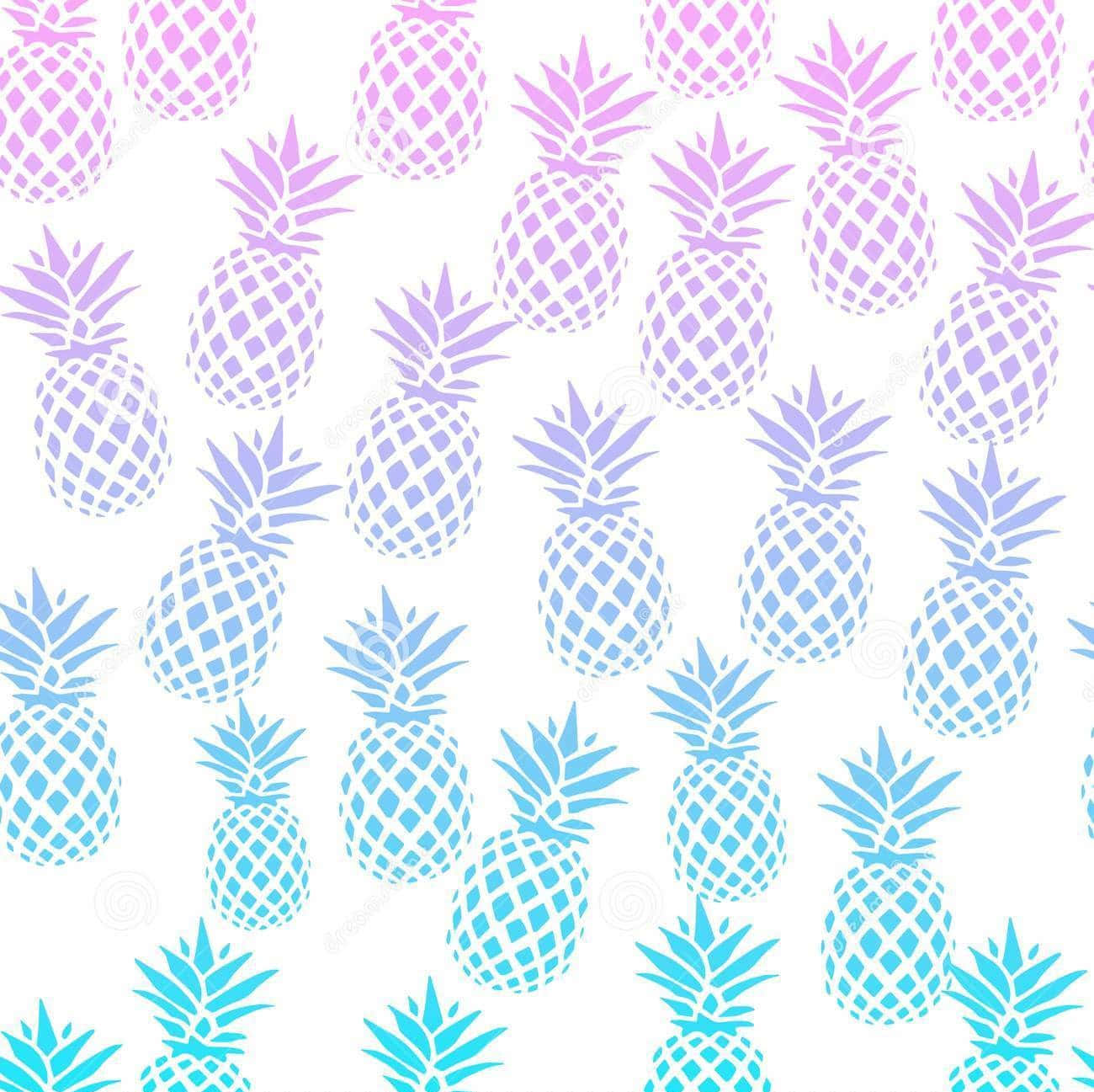 Cute Pineapple Wallpaper
