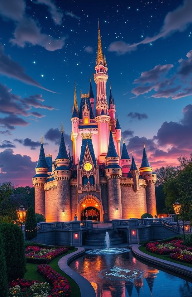 Disney Castle Wallpaper Hd