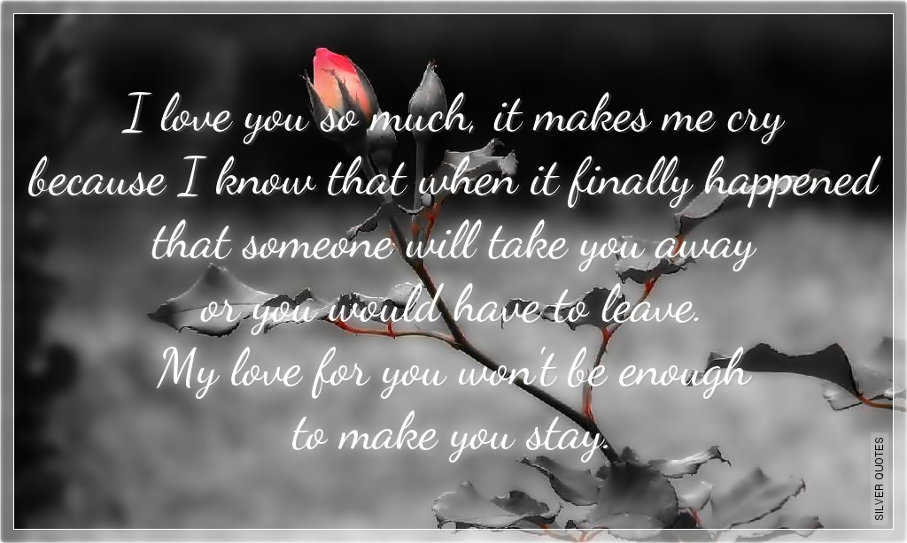 Love Quotes That Make You Cry Sad Image Wallpaper Girls