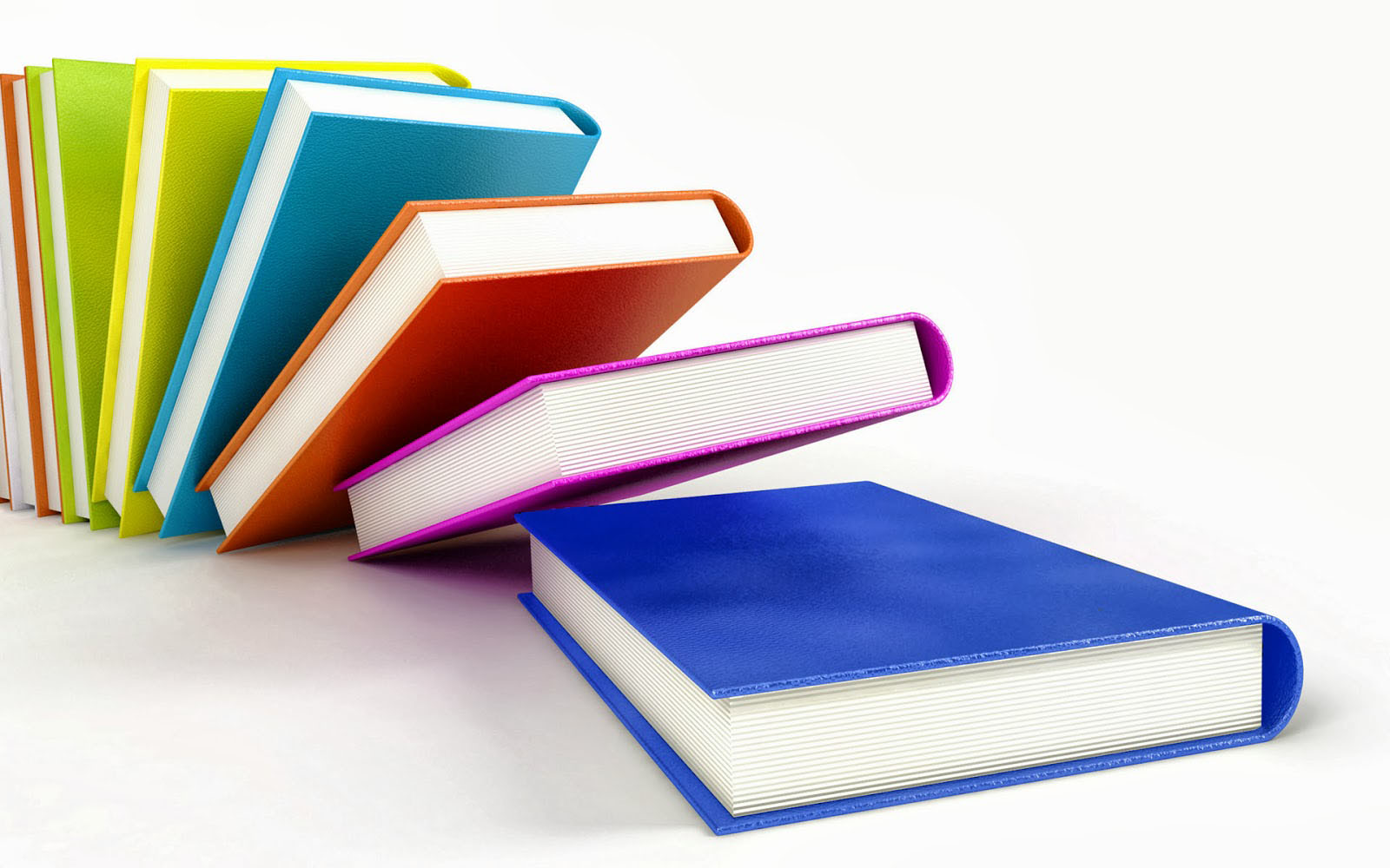 Beautiful Colorful Books For Study Wallpaper In HD