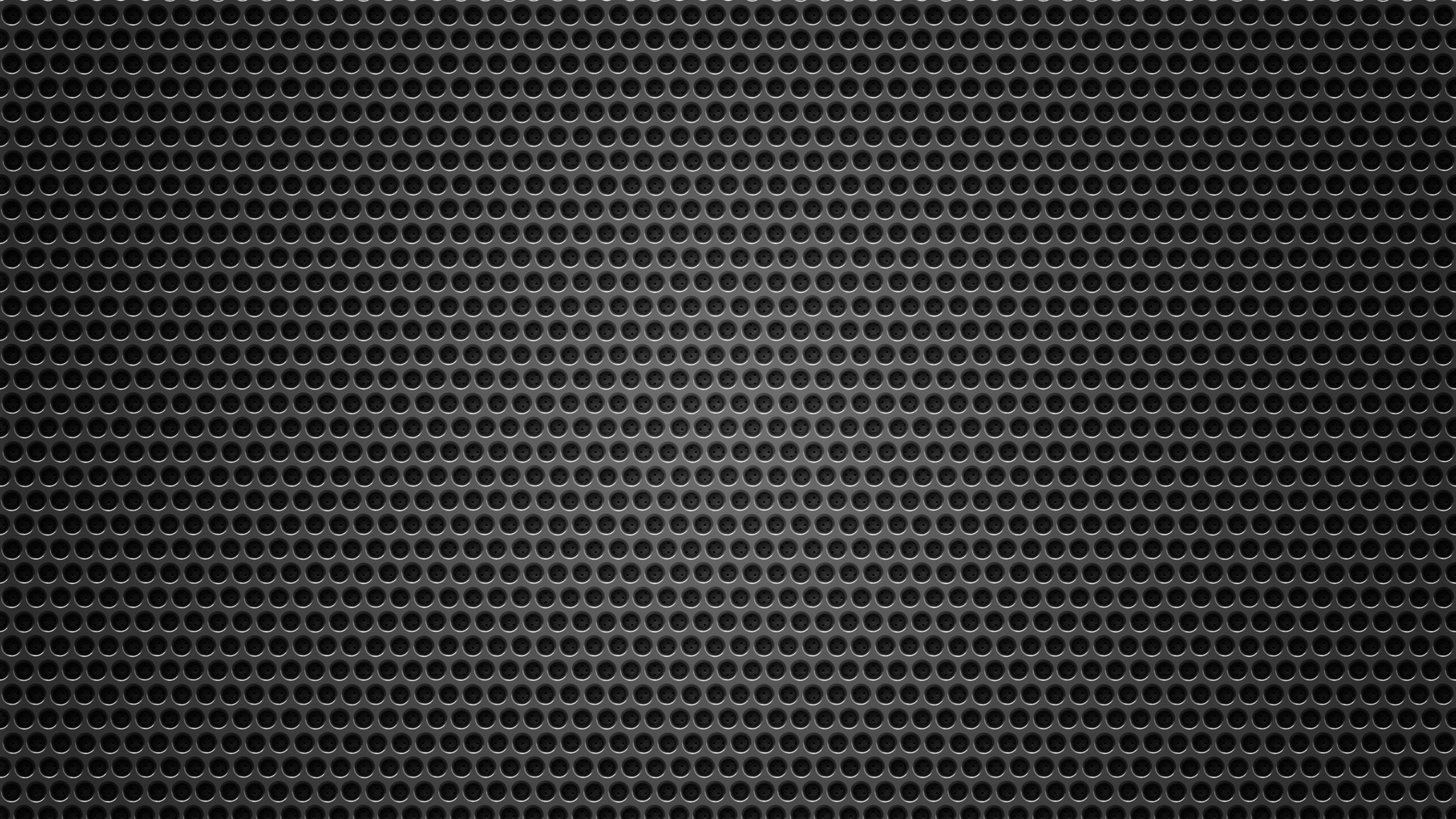 Grid Circles Background Metal Dark Wallpaper 4k Ultra