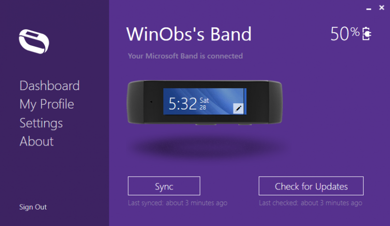 Microsoft Band Sync Desktop App updated now supports Band