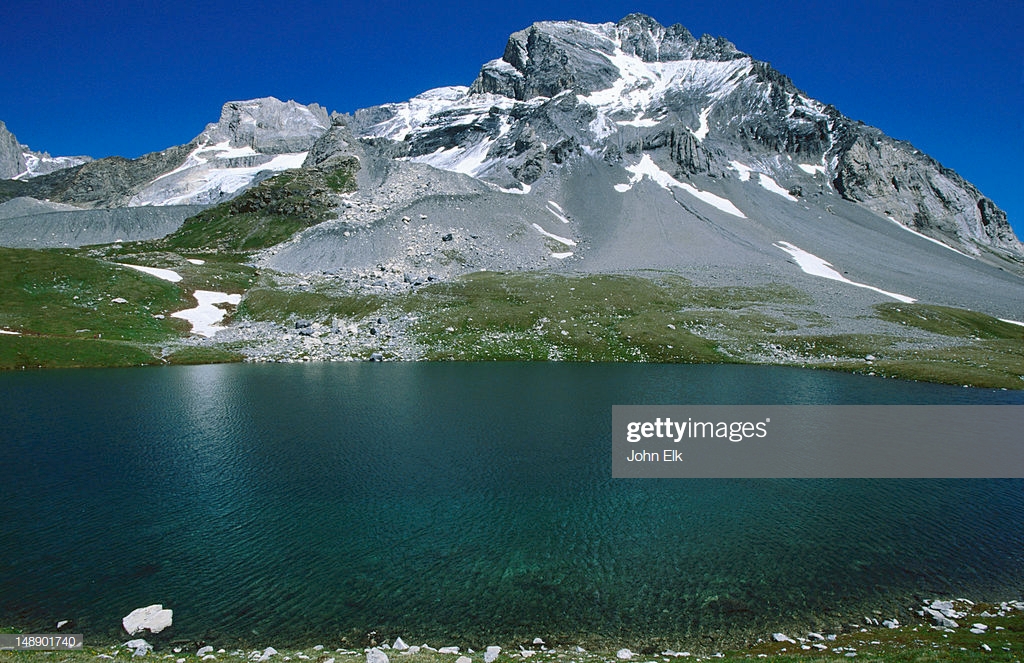 Lac Rond With Ponte Mathews In Background High Res Stock Photo