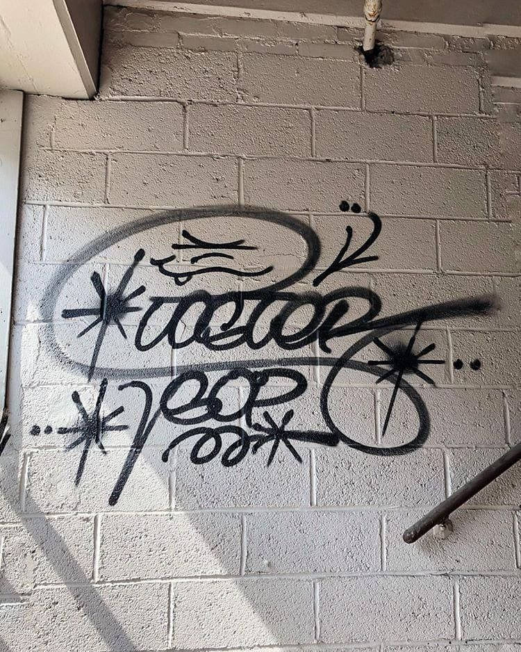 Black And White Graffiti Wallpaper