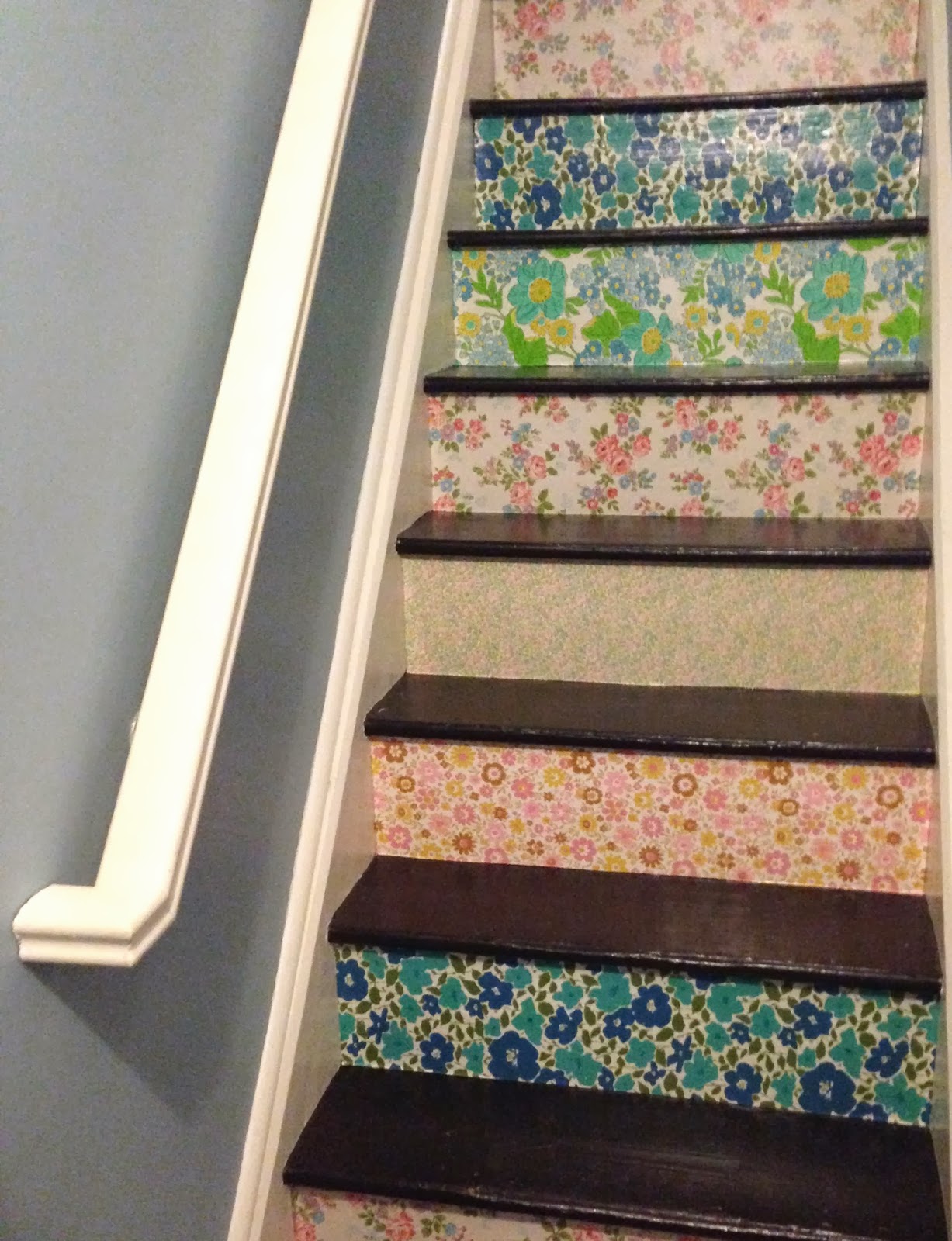 Ashley Thomas Design How To Wallpaper Stairs