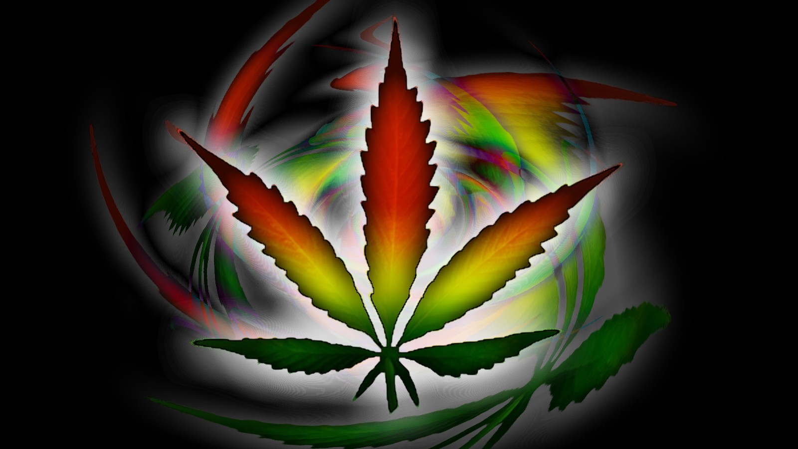 Multi Coloured Hd Weed Wallpaper