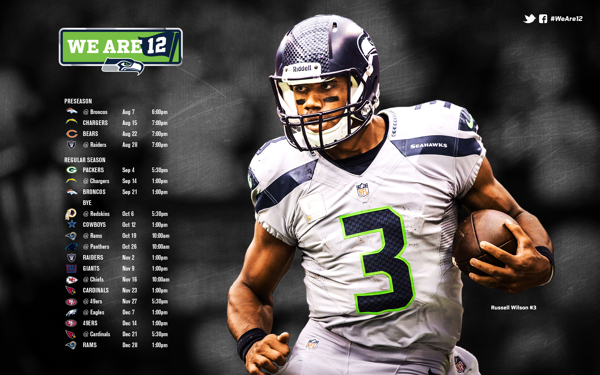 Russell Wilson Full HD Wallpaper And Background