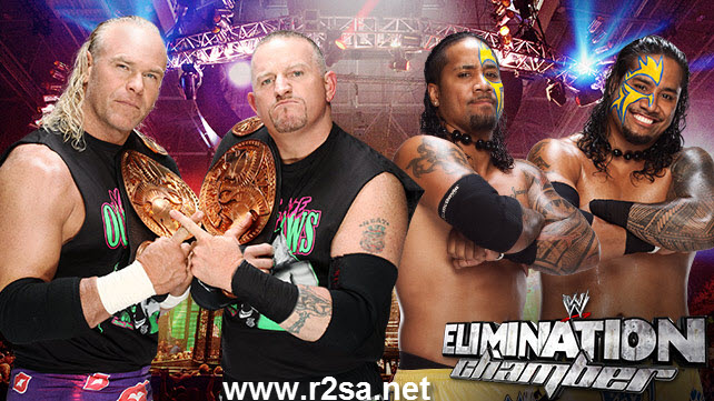 Wwe Elimination Chamber The Usos Vs New Age Outlaws Auto Design