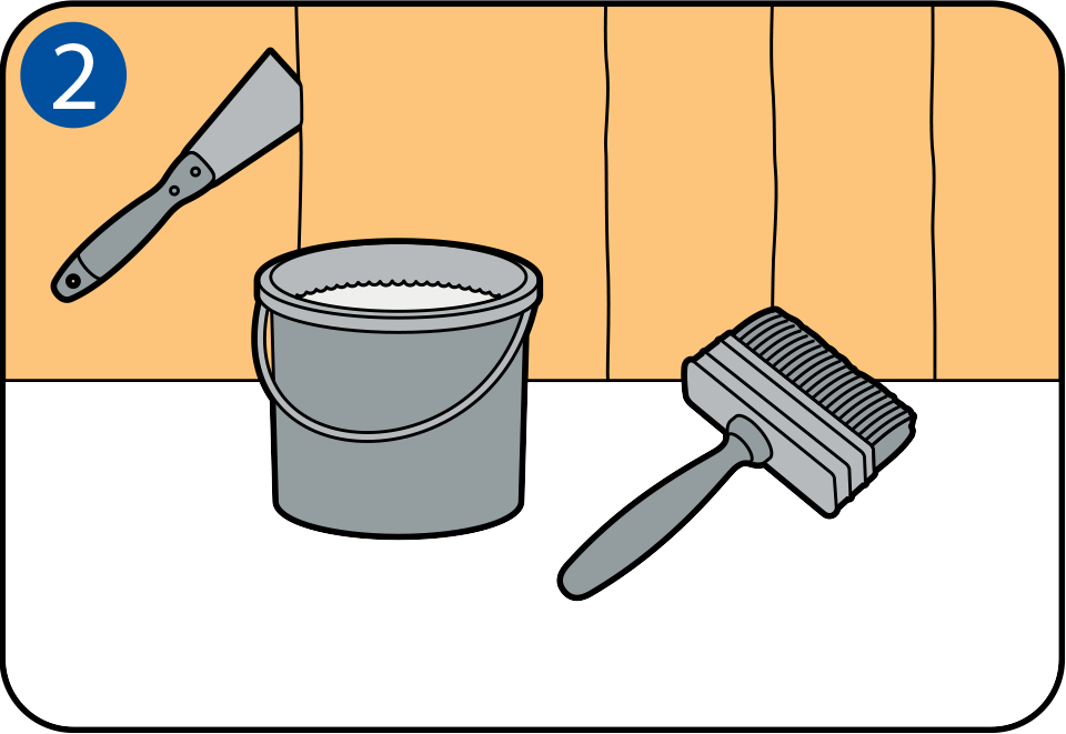 Stripping Wallpaper Using Stripper
