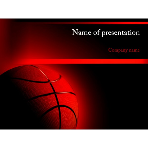 Basketball Powerpoint Template For Your Presentation