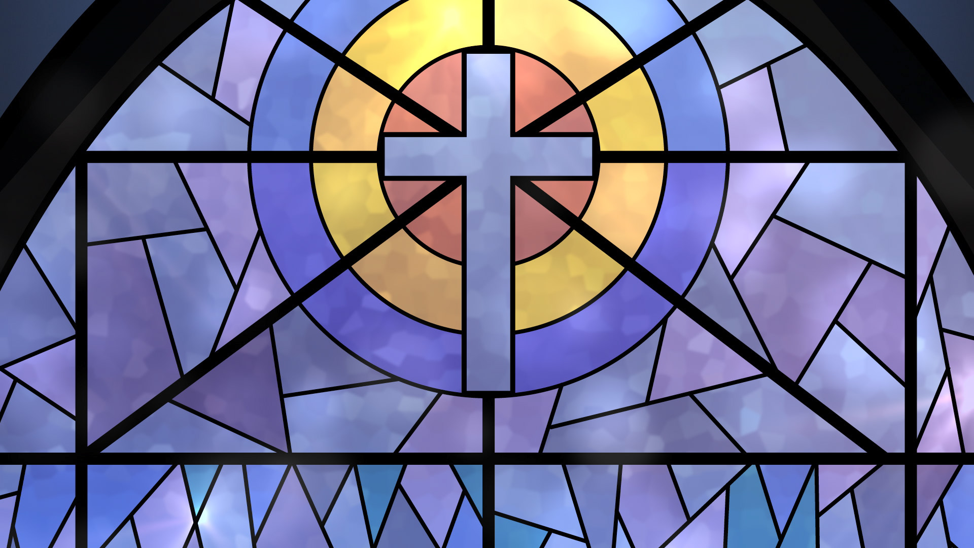 Stained Glass Window Background