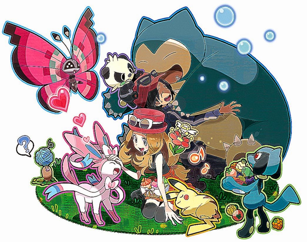 Playful Pokemon X And Y Anime Wallpaper HD Phone