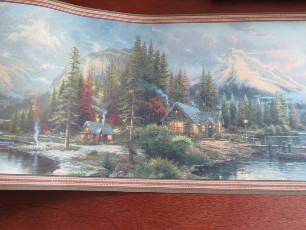 [45+] Thomas Kinkade Wallpaper Borders Tk3004b on