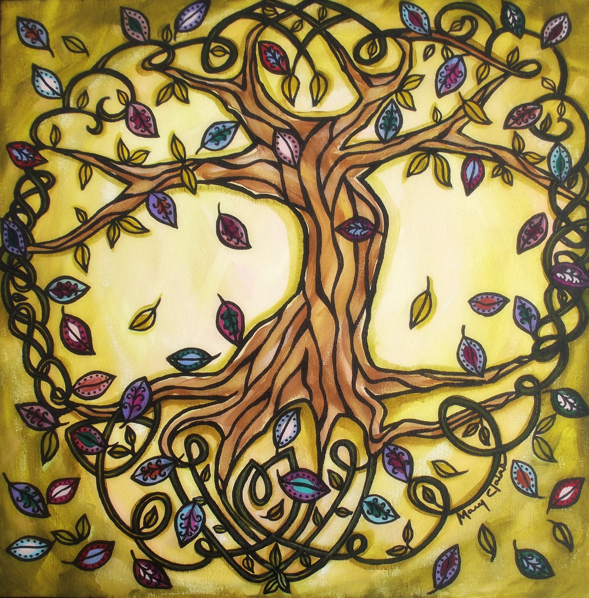 Celtic Tree Of Life Mary Claire Studios