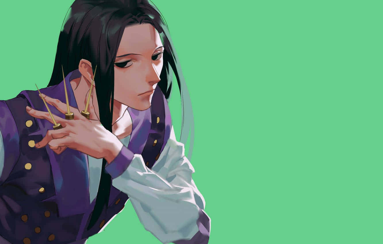 Illumi Zoldyck From The Anime Series Hunter X Wallpaper