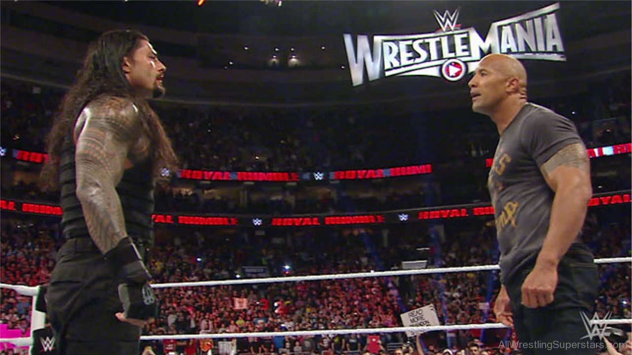 Wwe Roman Reigns And Rock