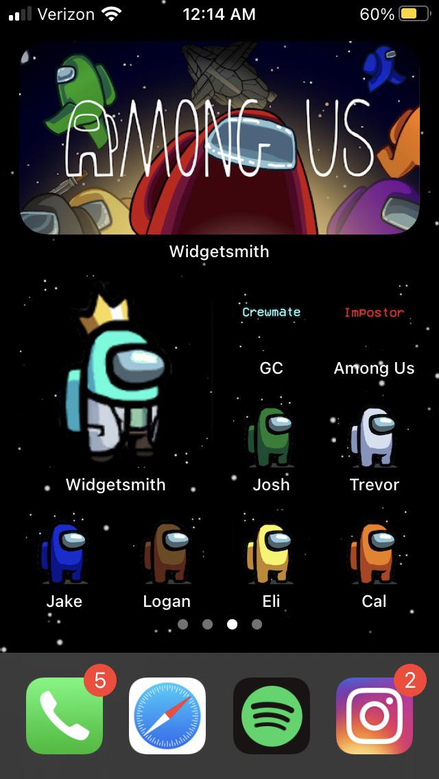 My Take On An Among Us Ios Background Amongus