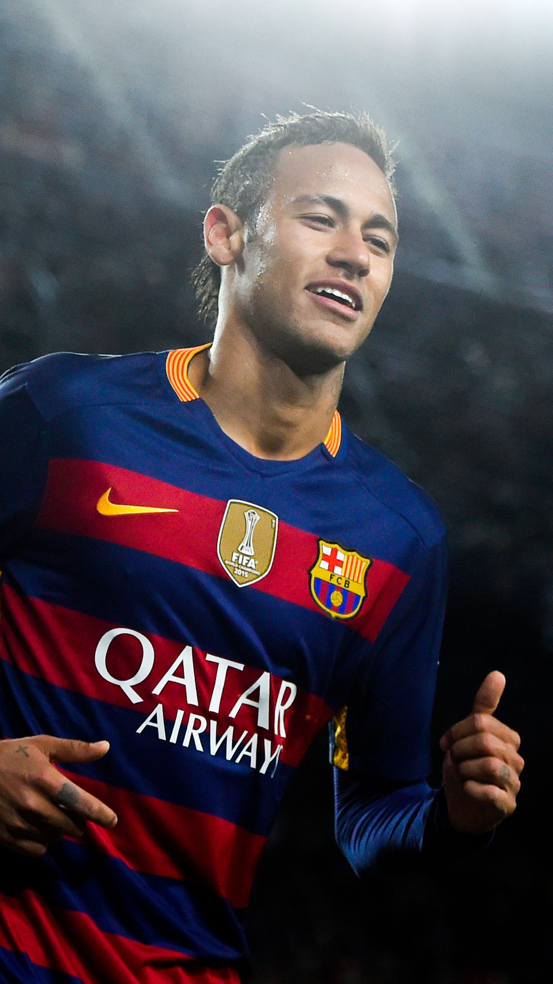 Neymar Jr. in Action: A 4K Wallpaper of the Brazilian Football Star