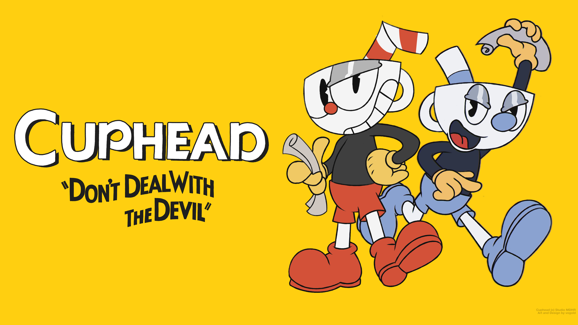 Cuphead And Mugman Wallpaper By Vogold Fur Affinity Dot