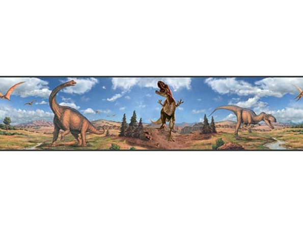 Actrees Sexsi Hollywood Dinosaur Wallpaper Border