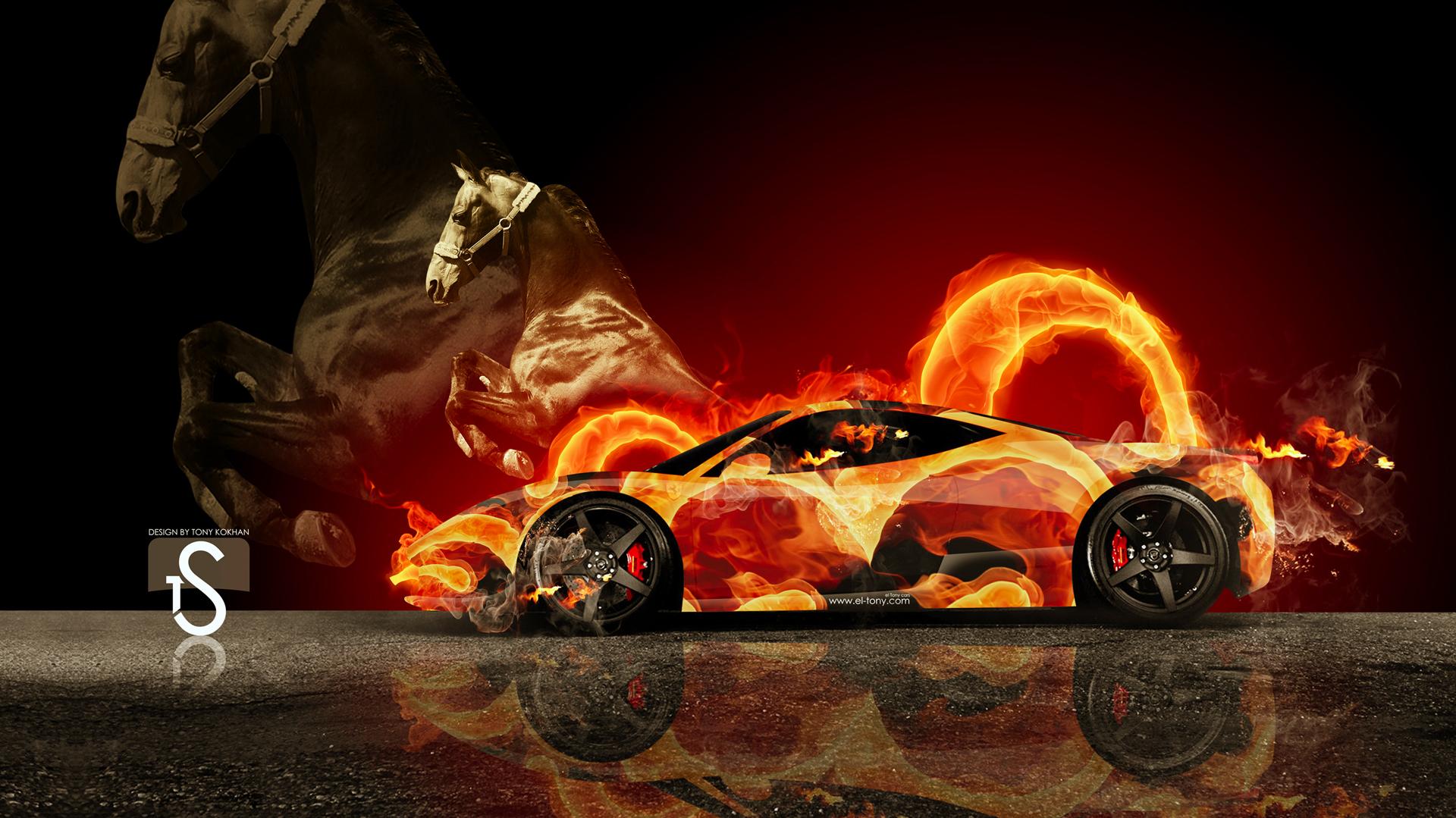 Ferrari Italia Fire By Sampatel118