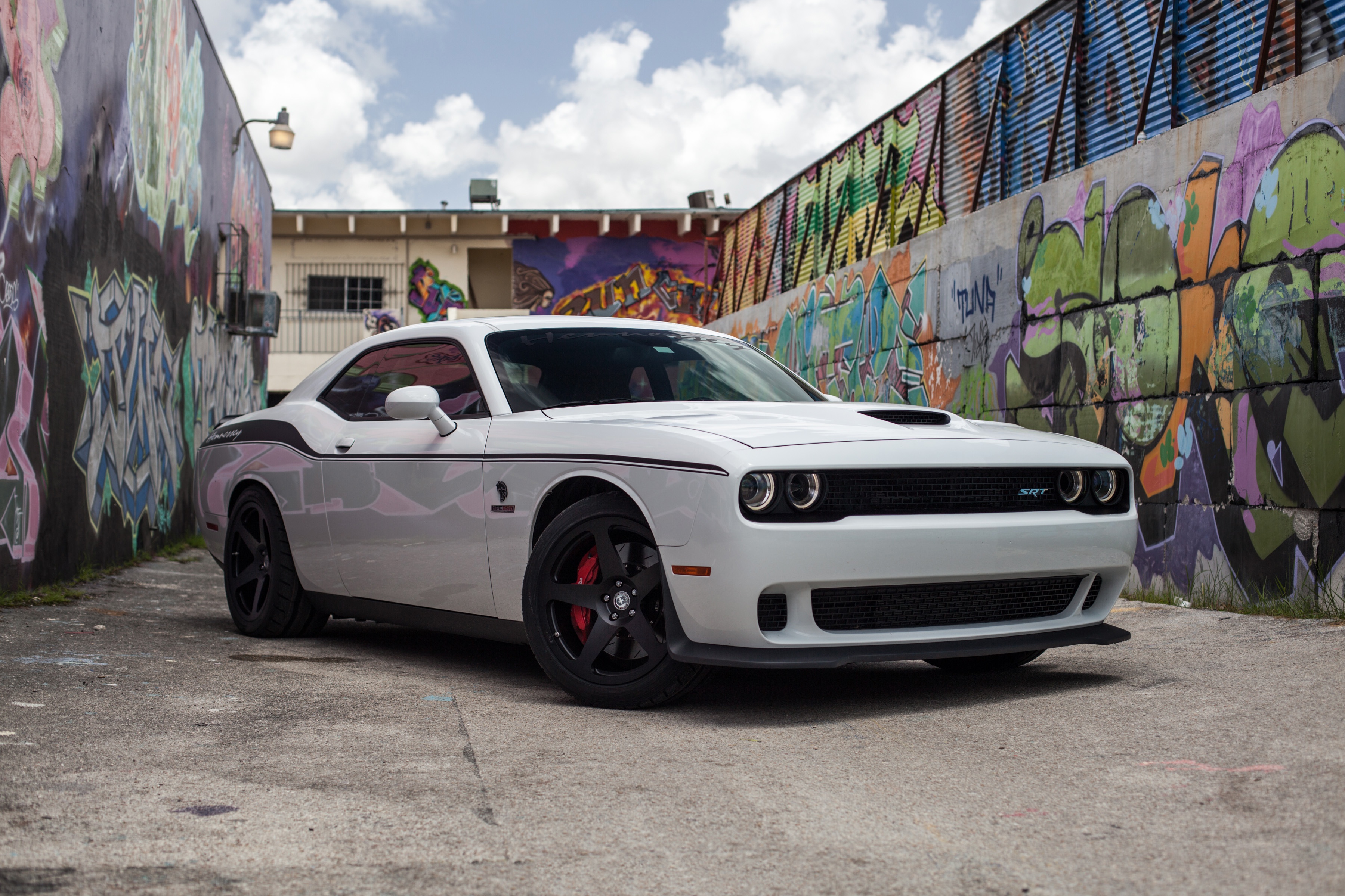 Dodge Challenger Hellcat Srt 4k Wallpaper HD Cars