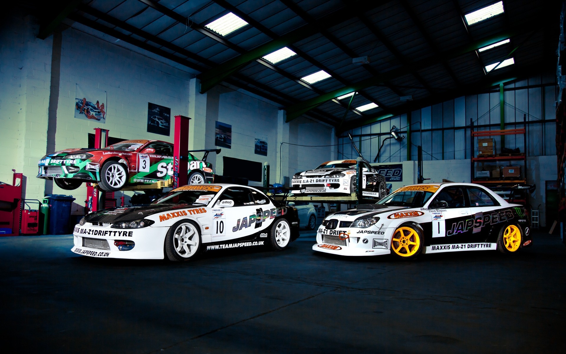 Garages Racing Nissan 240sx Silvia S15 Wallpaper Background