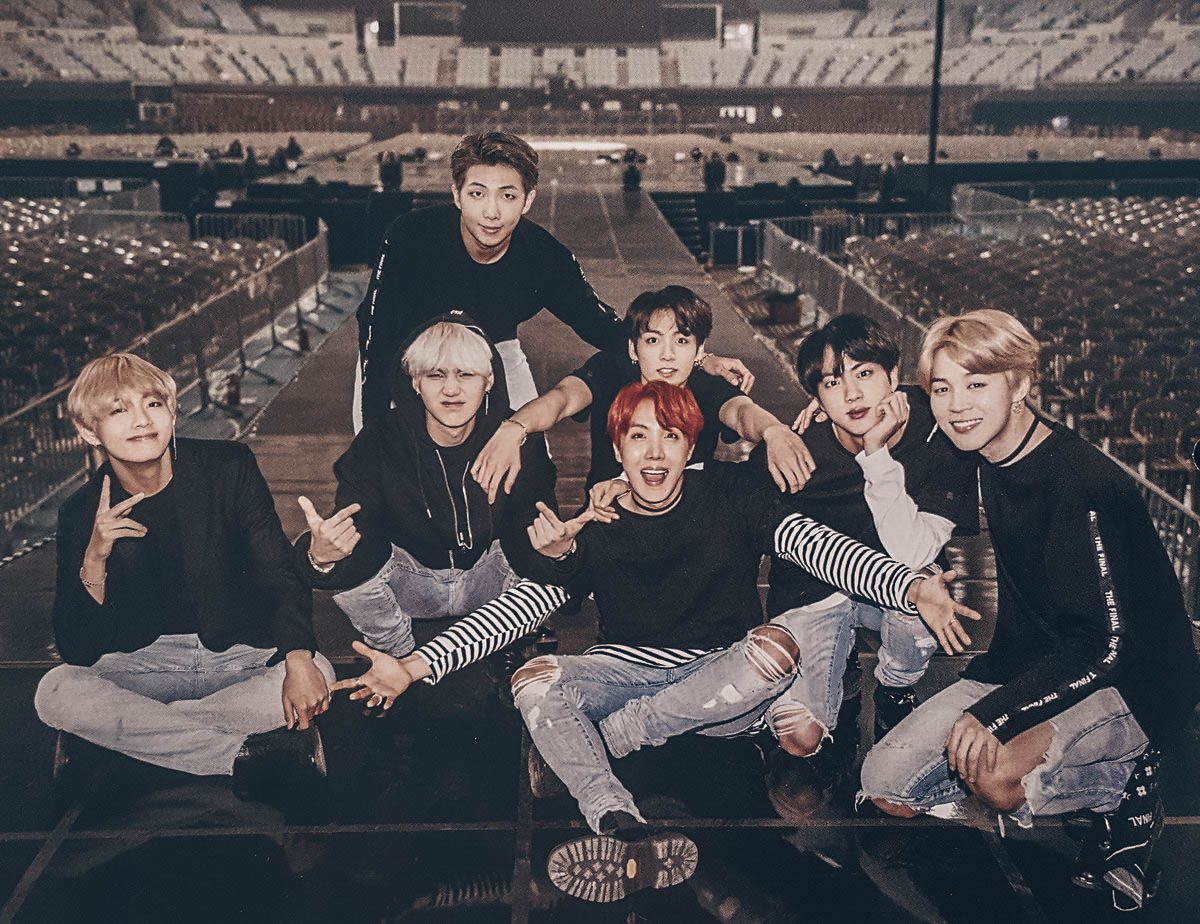 The Best Aesthetic Bts Group Photo HD Nova Be Wallpaper