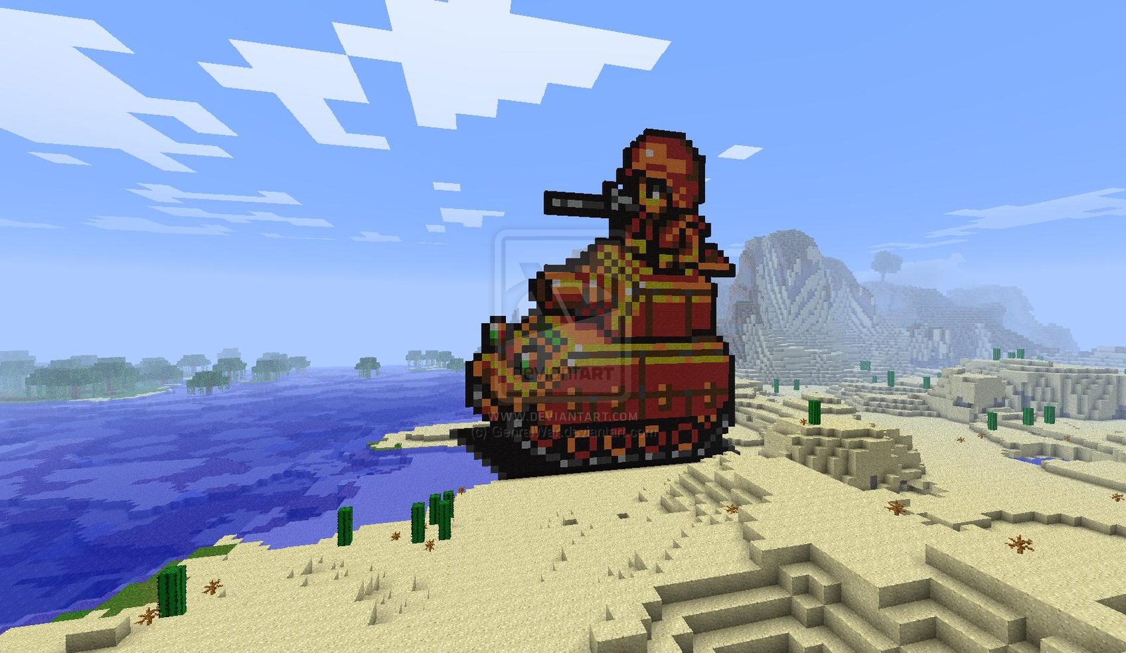 Advance Wars L Tank Minecraft By Genralwar