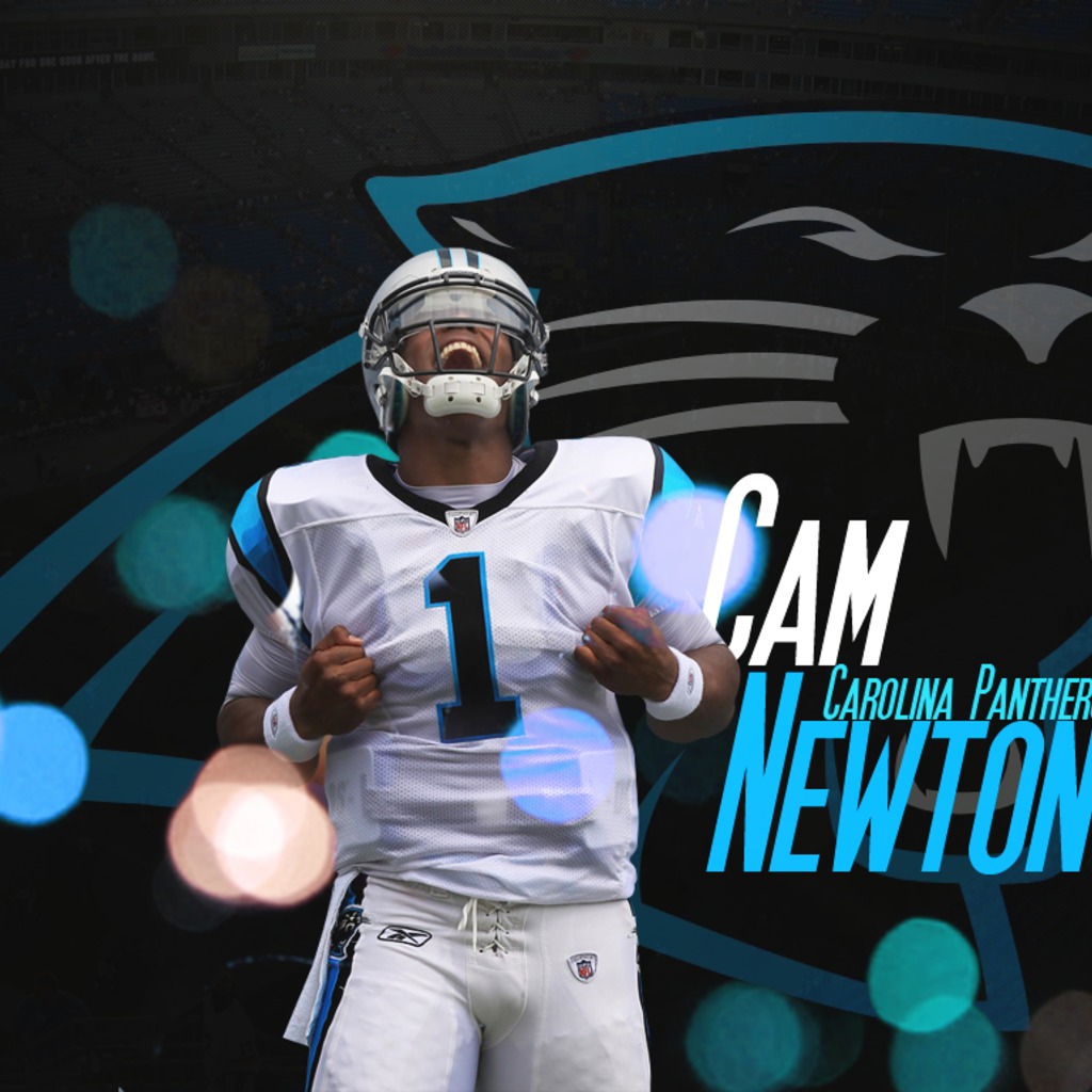 Cam Newton Of The Carolina Panthers Wallpaper For Apple iPad