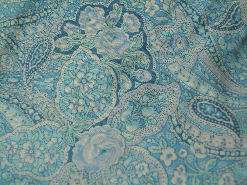 Paisley Design Background Wallpaper Blue Background