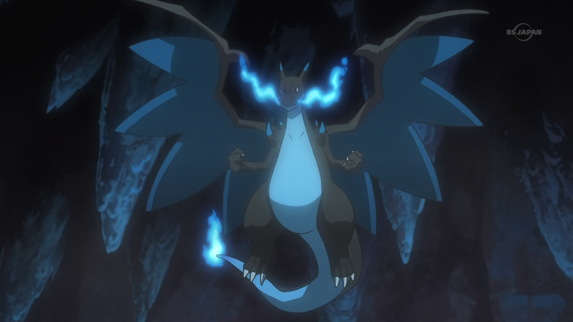 Mega Charizard X, mega evolution, pokemon, HD phone wallpaper