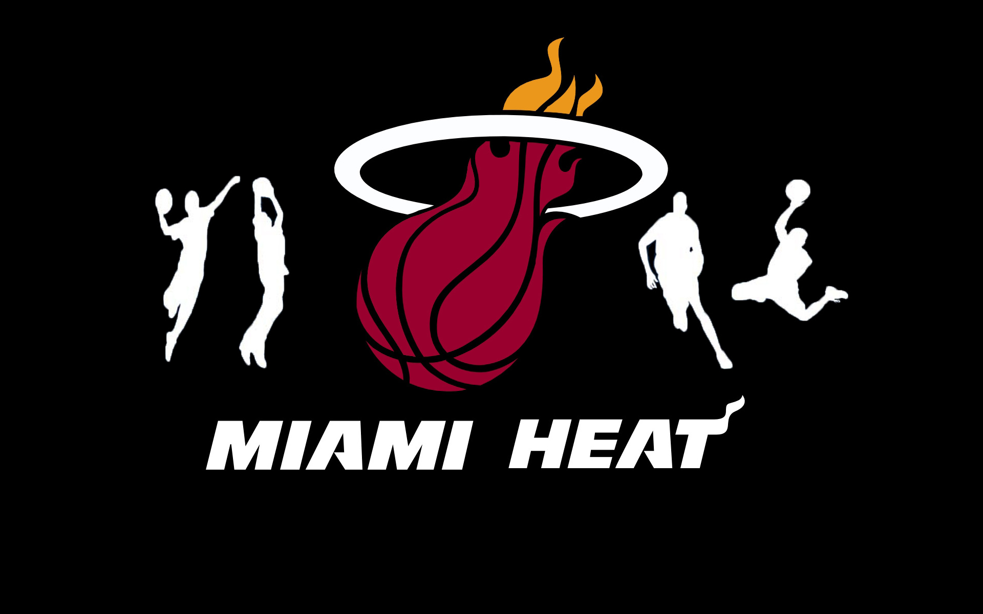 Miami Heat Logo Desktop Background For HD Wallpaper Wall
