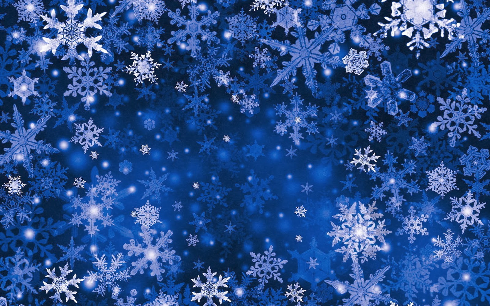 Blauen Wallpaper Mit Schneeflocken HD Hintergrundbilder