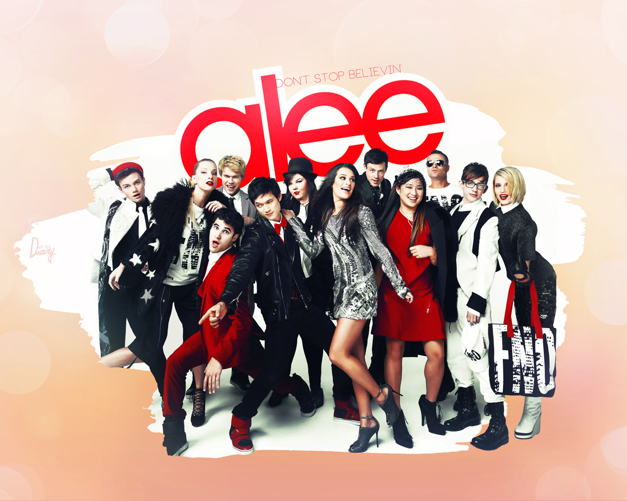 Glee Logo Wallpaper Wallpaperby Juliadiary