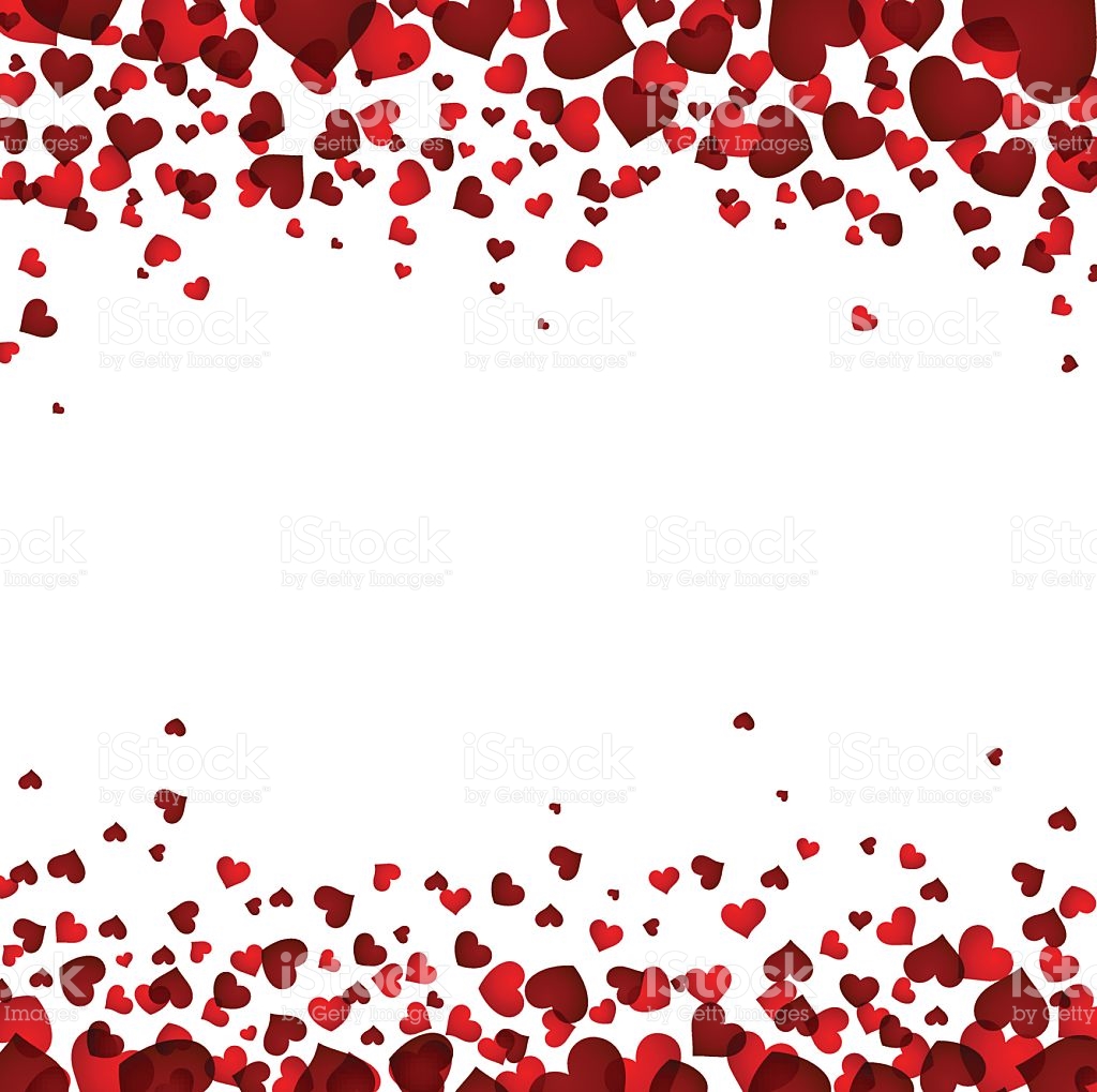 Background With Red Hearts Stock Vector Art Istock