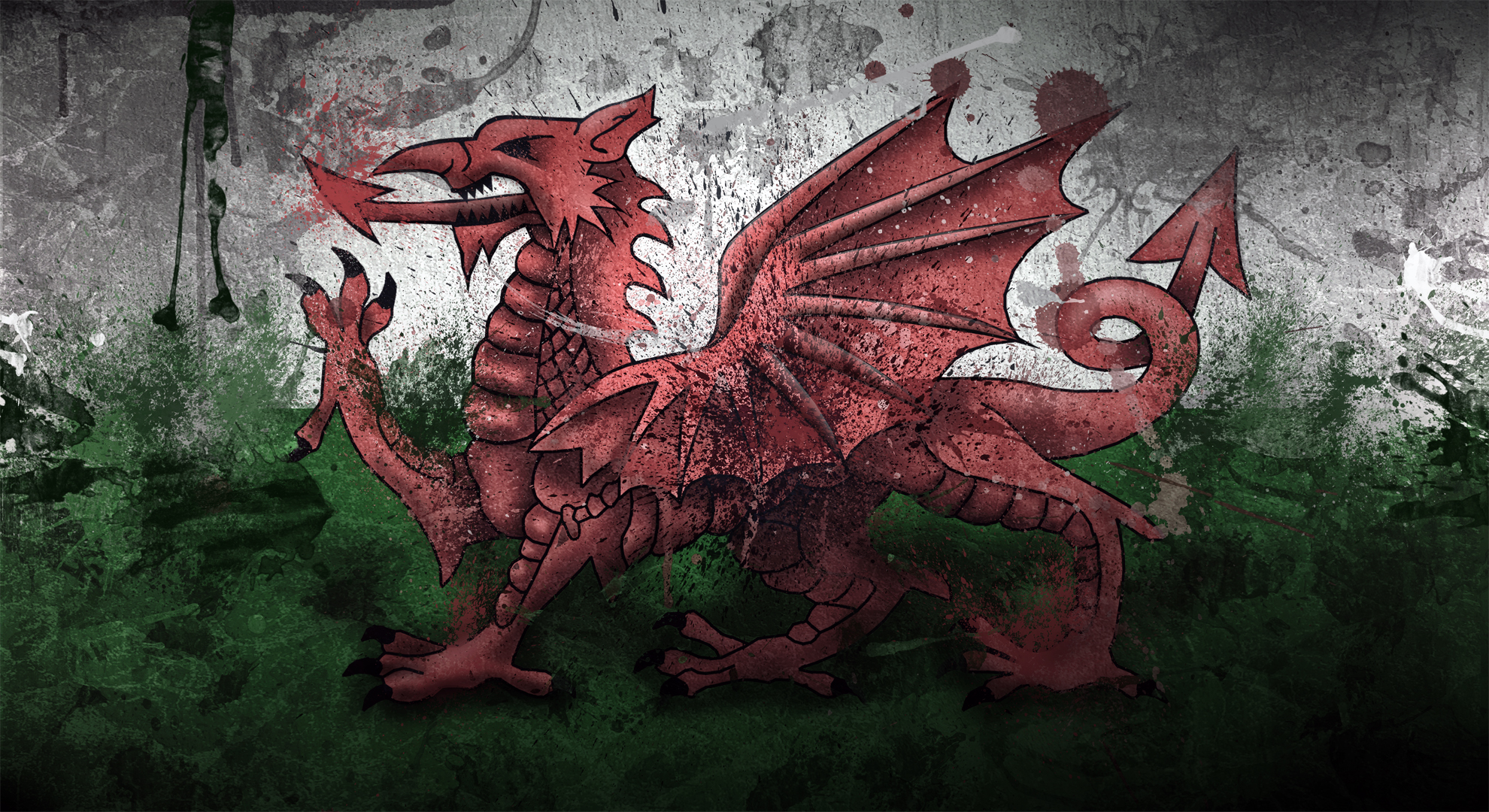 42] Welsh Flag Wallpaper on