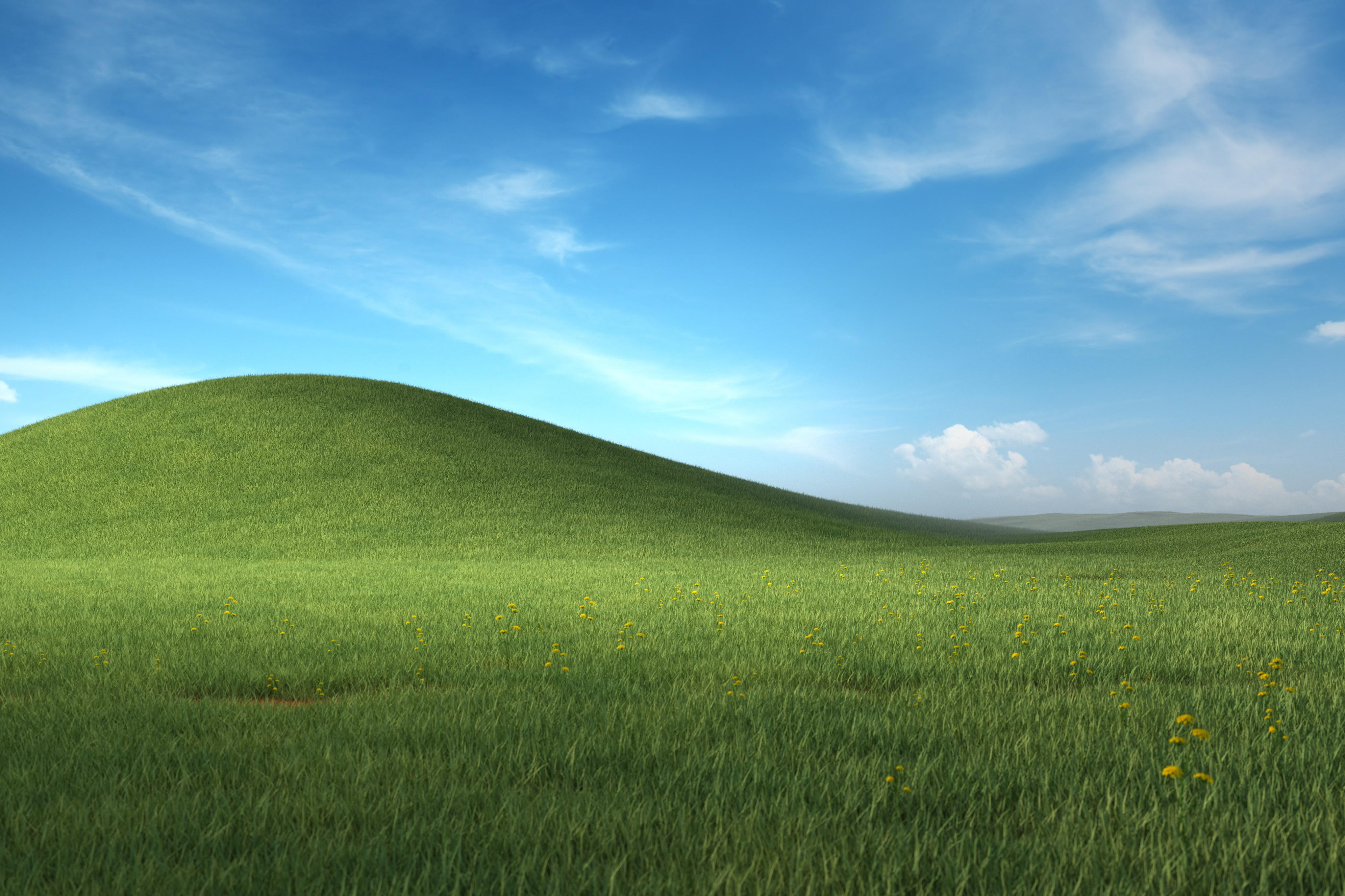 There Is An Official 4k Version Of The Windows Xp Bliss Wallpaper