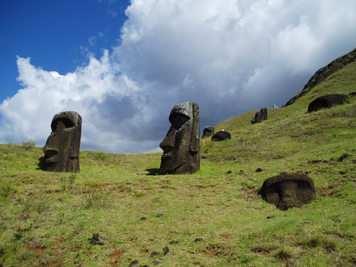 Moai Statues Wallpaper