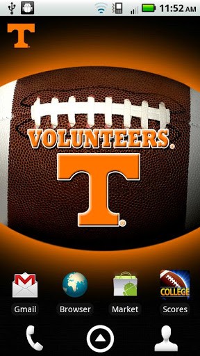 Officially Licensed Tennessee Volunteers Revolving Wallpaper App With