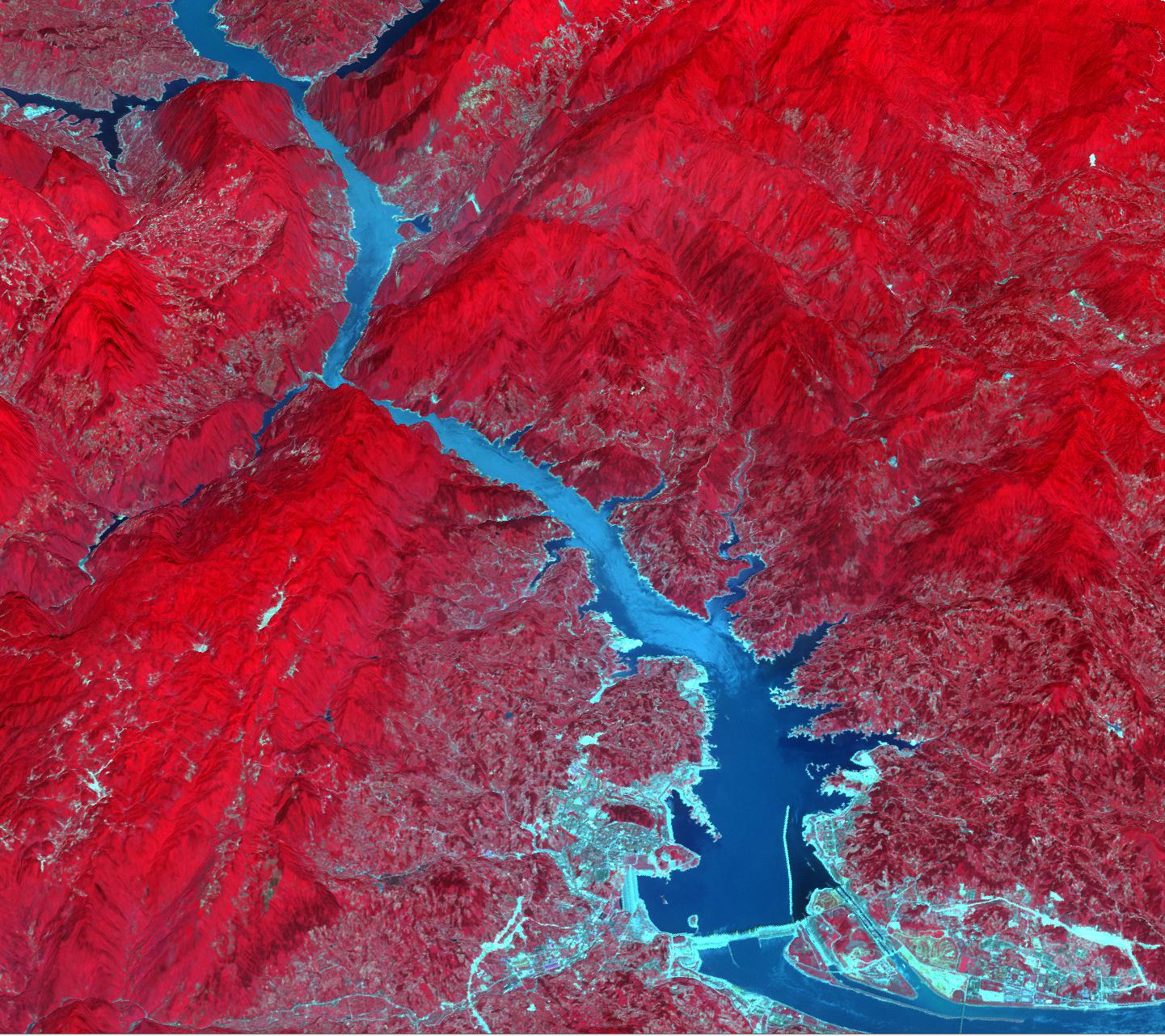 Space Image Three Gorges Dam China