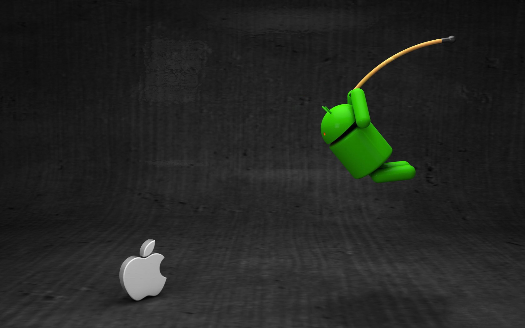 Android Vs Apple Black Brand Fun Gray