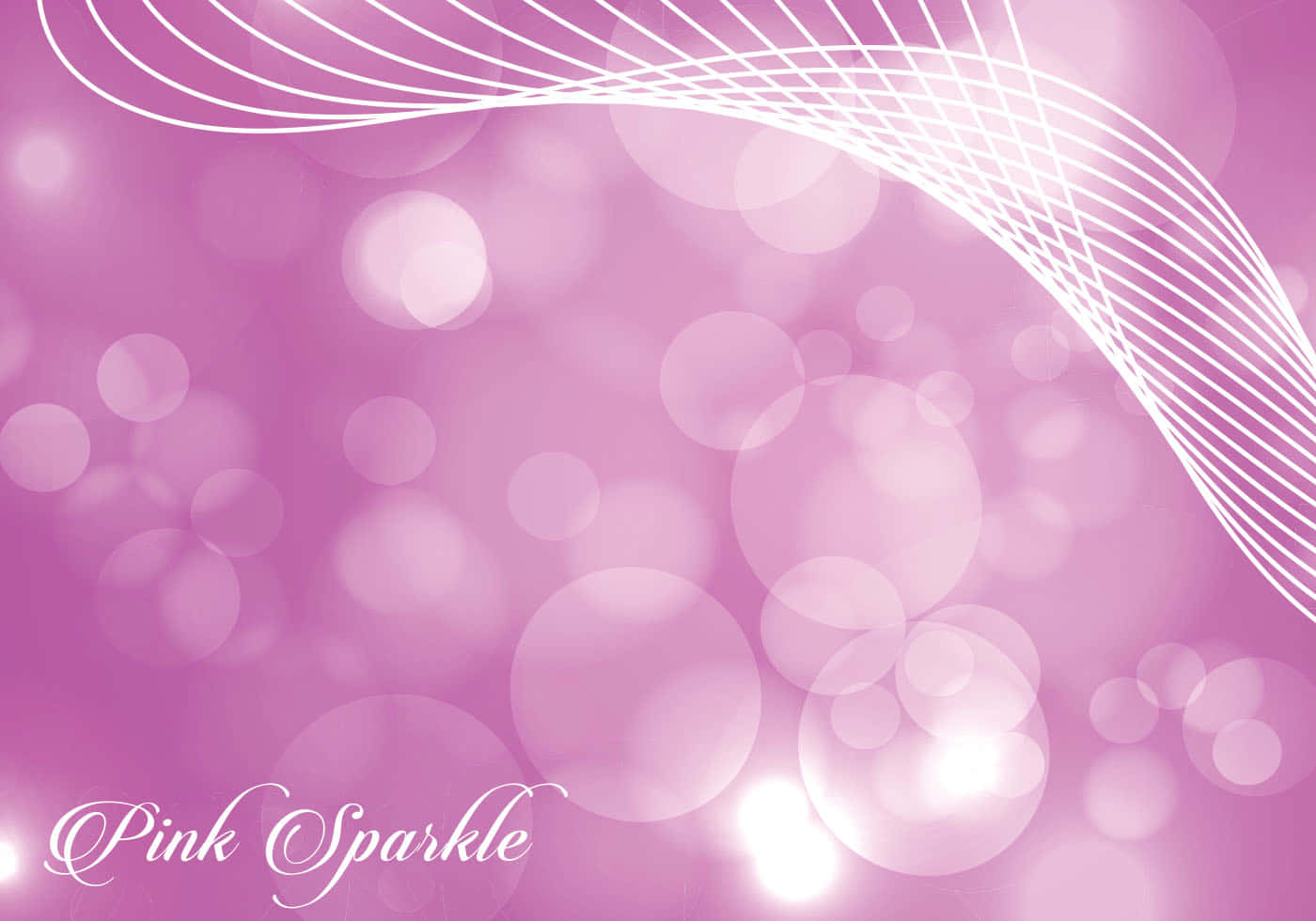 Pink Sparkle In The Night Wallpaper